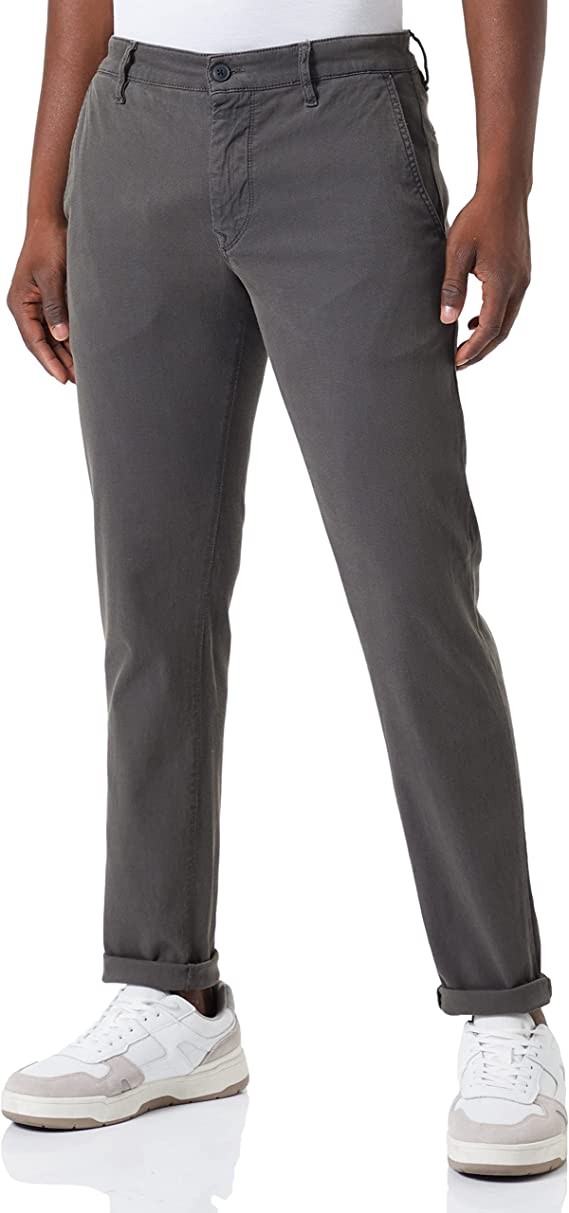 BOSS Men's Schino-Taber-1 Tapered Slim Trousers, Cotton Blend Honeycomb